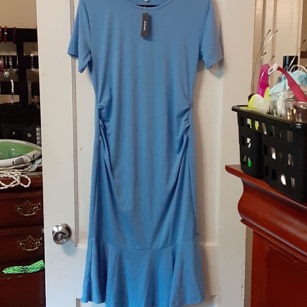 Blue dress